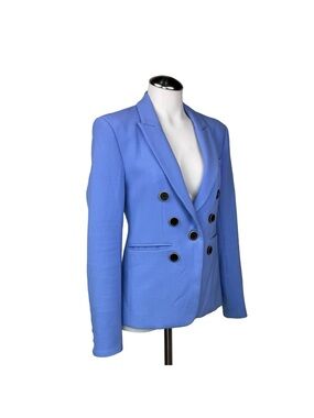VERONICA BEARD periwinkle Dickey Blazer Jacket blue retail $698 Sz 4